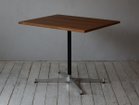 【グリニッチ オリジナル ファニチャー/greeniche original furniture / GOODS】のCafe Table / カフェテーブル 800 × 600 / 900 × 700 天板ウッド:チーク、脚部ブラック × シルバー、サイズ:幅90 × 奥行70 × 高さ72.5cm|ID: prp329100000010948 ipo3291000000030238723