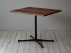 【グリニッチ オリジナル ファニチャー/greeniche original furniture / GOODS】のCafe Table / カフェテーブル 800 × 600 / 900 × 700 天板ウッド:ウォルナット、脚部ブラック、サイズ:幅90 × 奥行70 × 高さ72.5cm|ID: prp329100000010948 ipo3291000000030238731