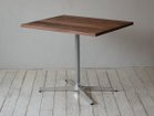 【グリニッチ オリジナル ファニチャー/greeniche original furniture / GOODS】のCafe Table / カフェテーブル 800 × 600 / 900 × 700 天板ウッド:ウォルナット、脚部シルバー、サイズ:幅90 × 奥行70 × 高さ72.5cm|ID: prp329100000010948 ipo3291000000030238739