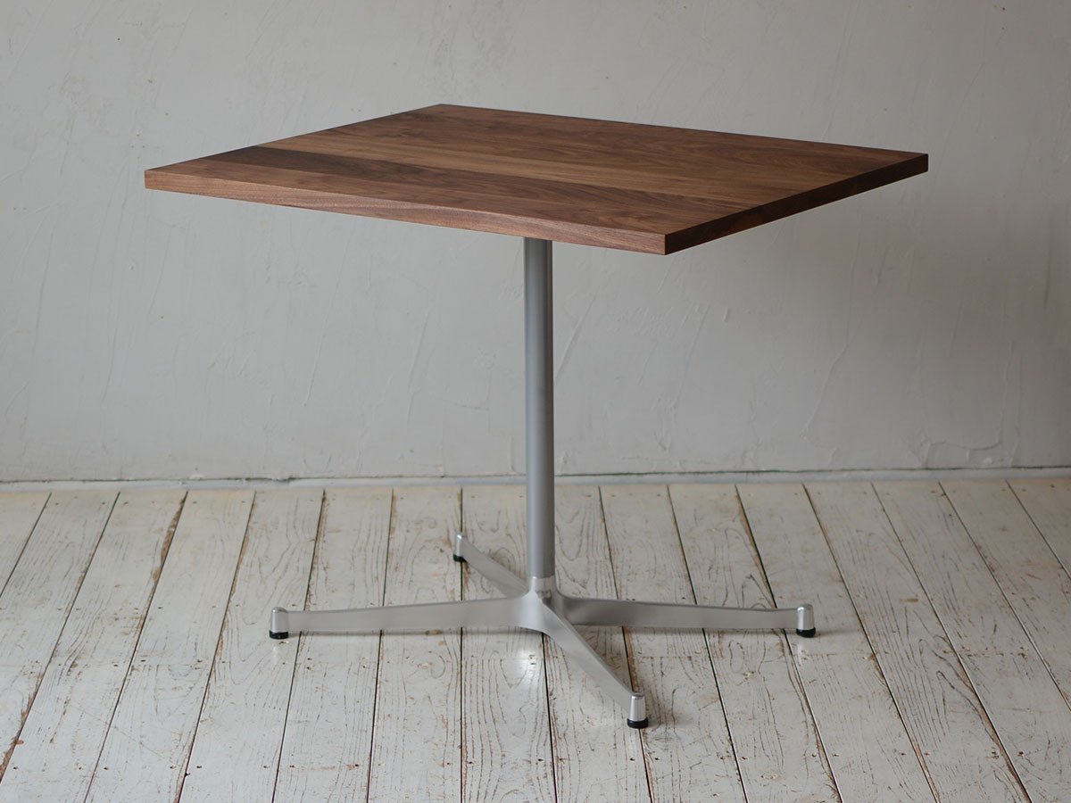【グリニッチ オリジナル ファニチャー/greeniche original furniture / GOODS】のCafe Table / カフェテーブル 800 × 600 / 900 × 700 インテリア・キッズ・メンズ・レディースファッション・服の通販 founy(ファニー) 　オイル　Oil　スタンダード　Standard　センター　Center　テーブル　Table　人気　Popularity　おすすめ　Recommend　ホーム・キャンプ・アウトドア・お取り寄せ　Home,Garden,Outdoor,Camping Gear　家具・インテリア　Furniture　テーブル　Table　カフェテーブル　Cafe Table　天板ウッド:ウォルナット、脚部シルバー、サイズ:幅90 × 奥行70 × 高さ72.5cm|ID: prp329100000010948 ipo3291000000030238739
