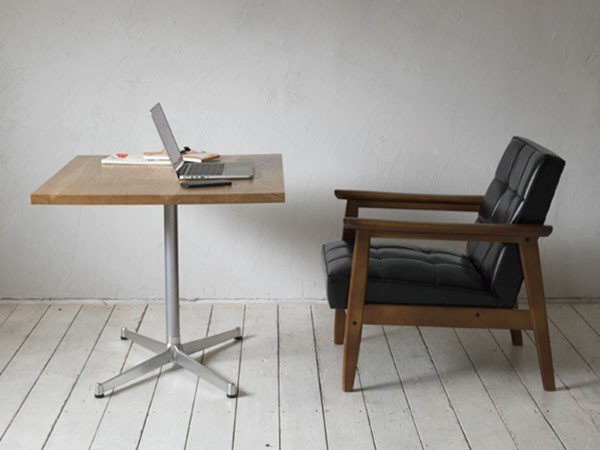 【グリニッチ オリジナル ファニチャー/greeniche original furniture / GOODS】のCafe Table / カフェテーブル 800 × 600 / 900 × 700 インテリア・キッズ・メンズ・レディースファッション・服の通販 founy(ファニー) 　オイル　Oil　スタンダード　Standard　センター　Center　テーブル　Table　人気　Popularity　おすすめ　Recommend　ホーム・キャンプ・アウトドア・お取り寄せ　Home,Garden,Outdoor,Camping Gear　家具・インテリア　Furniture　テーブル　Table　カフェテーブル　Cafe Table　天板ウッド:レッドオーク、脚部シルバー、天板サイズ:幅80 × 奥行60cm × 高さ61cm &l|ID: prp329100000010948 ipo3291000000030238780