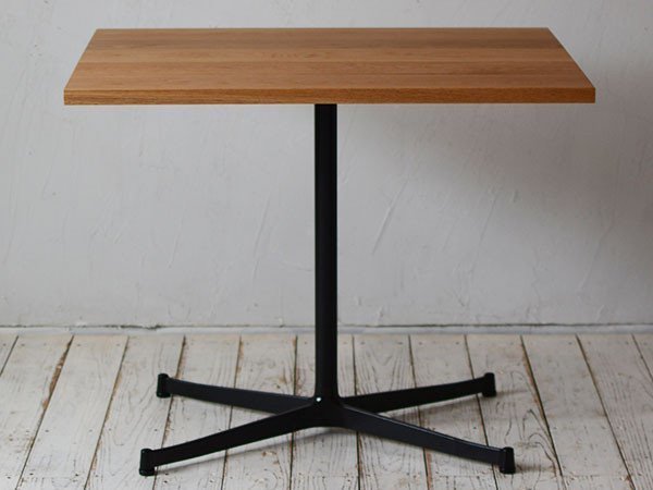 【グリニッチ オリジナル ファニチャー/greeniche original furniture / GOODS】のCafe Table / カフェテーブル 800 × 600 / 900 × 700 インテリア・キッズ・メンズ・レディースファッション・服の通販 founy(ファニー) 　オイル　Oil　スタンダード　Standard　センター　Center　テーブル　Table　人気　Popularity　おすすめ　Recommend　ホーム・キャンプ・アウトドア・お取り寄せ　Home,Garden,Outdoor,Camping Gear　家具・インテリア　Furniture　テーブル　Table　カフェテーブル　Cafe Table　天板ウッド:オーク、脚部ブラック|ID: prp329100000010948 ipo3291000000030238870