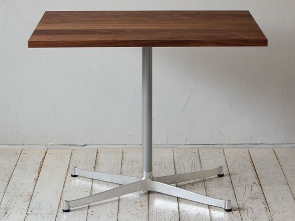 【グリニッチ オリジナル ファニチャー/greeniche original furniture / GOODS】のCafe Table / カフェテーブル 800 × 600 / 900 × 700 インテリア・キッズ・メンズ・レディースファッション・服の通販 founy(ファニー) 　オイル　Oil　スタンダード　Standard　センター　Center　テーブル　Table　人気　Popularity　おすすめ　Recommend　ホーム・キャンプ・アウトドア・お取り寄せ　Home,Garden,Outdoor,Camping Gear　家具・インテリア　Furniture　テーブル　Table　カフェテーブル　Cafe Table　天板ウッド:ウォルナット、脚部シルバー|ID: prp329100000010948 ipo3291000000030238949