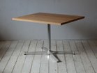 【グリニッチ オリジナル ファニチャー/greeniche original furniture / GOODS】のCafe Table / カフェテーブル 800 × 600 / 900 × 700 天板ウッド:レッドオーク、脚部シルバー、天板サイズ:幅90 × 奥行70 × 高さ61cm <|ID: prp329100000010948 ipo3291000000036860335
