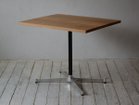 【グリニッチ オリジナル ファニチャー/greeniche original furniture / GOODS】のCafe Table / カフェテーブル 800 × 600 / 900 × 700 天板ウッド:レッドオーク、脚部ブラック × シルバー、サイズ:幅90 × 奥行70 × 高さ72.5|ID: prp329100000010948 ipo3291000000036860336