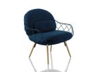 【マジス/MAGIS / GOODS】のPINA Low Chair / ピーニャ ローチェア ナチュラル脚(クヴァドラ スティールカット) ブルー|ID: prp329100000010959 ipo3291000000033463822