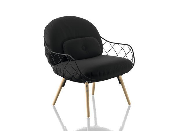 【マジス/MAGIS / GOODS】のPINA Low Chair / ピーニャ ローチェア ナチュラル脚(クヴァドラ スティールカット) インテリア・キッズ・メンズ・レディースファッション・服の通販 founy(ファニー) 　クッション　Cushion, Throw Pillow　フレーム　Frame, Outline　ワイヤー　Wire, Wired Bra　送料無料　Free Shipping　ホーム・キャンプ・アウトドア・お取り寄せ　Home Living / Home & Lifestyle / Camping Gear / Outdoor Camping　家具・インテリア　Home Furniture & Interior. Stylish & Functional Living Spaces　チェア・椅子　Seating & Chairs　ラウンジチェア・リクライナー　Lounge Chairs / Recliners　ホーム・キャンプ・アウトドア・お取り寄せ　Home Living / Home & Lifestyle / Camping Gear / Outdoor Camping　家具・インテリア　Home Furniture & Interior. Stylish & Functional Living Spaces　チェア・椅子　Seating & Chairs　ローチェア・和風座椅子　Floor & Low Chairs　ブラック|ID: prp329100000010959 ipo3291000000033463827