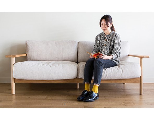 【イデー/IDEE / GOODS】のDIMANCHE SOFA(3) Leather / ディモンシュ ソファ(3) レザー インテリア・キッズ・メンズ・レディースファッション・服の通販 founy(ファニー) 　クッション　Cushion　ファブリック　Fabric　フェザー　Feather　フレーム　Flame　リラックス　Relax　ホーム・キャンプ・アウトドア・お取り寄せ　Home,Garden,Outdoor,Camping Gear　家具・インテリア　Furniture　ソファー　Sofa　参考イメージ|ID: prp329100000011038 ipo3291000000030244037