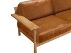 【イデー/IDEE / GOODS】のDIMANCHE SOFA(3) Leather / ディモンシュ ソファ(3) レザー 幅広のアームボードはサイドテーブルのようにもお使いいただけます。|ID: prp329100000011038 ipo3291000000030244049
