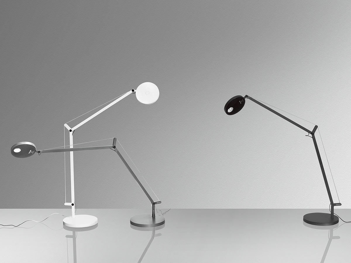 【アルテミデ/Artemide / GOODS】のDEMETRA Table / デメトラ テーブル インテリア・キッズ・メンズ・レディースファッション・服の通販 founy(ファニー) 　送料無料　Free Shipping　テーブル　Table　デスク　Desk　フラット　Flat　ホーム・キャンプ・アウトドア・お取り寄せ　Home,Garden,Outdoor,Camping Gear　家具・インテリア　Furniture　ライト・照明　Lighting & Light Fixtures　デスクライト・テーブルライト　Desk Light/Table Light　(左から)ホワイト、アンスラサイトグレー、ブラック|ID: prp329100000011062 ipo3291000000030188457