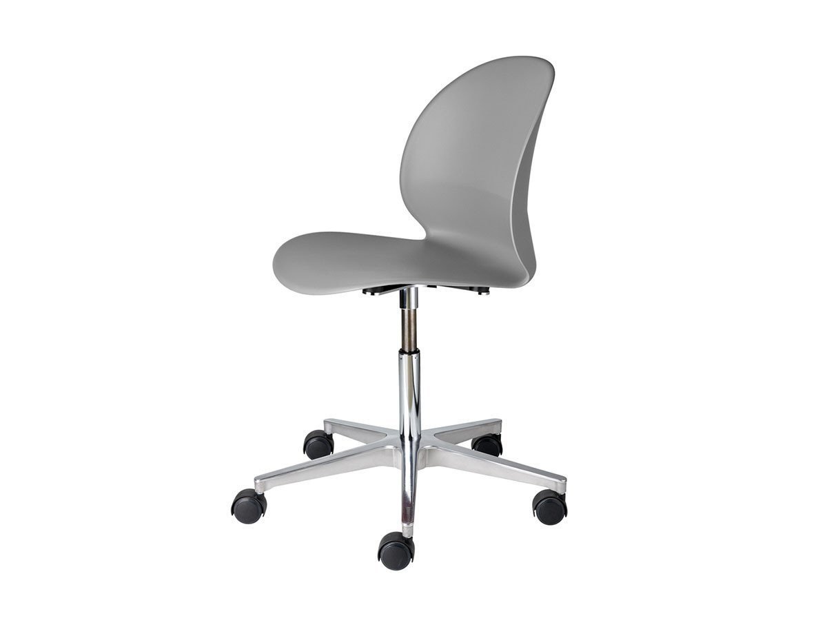 【フリッツ ハンセン/FRITZ HANSEN / GOODS】のN02 RECYCLE / N02 リサイクル チェア プラスチックキャスター付きベース N02-30 インテリア・キッズ・メンズ・レディースファッション・服の通販 founy(ファニー) 　サテン　Satin, Glossy Fabric　テーブル　Table, Dining Table　ワーク　Workwear, Utility Style　送料無料　Free Shipping　ホーム・キャンプ・アウトドア・お取り寄せ　Home Living / Home & Lifestyle / Camping Gear / Outdoor Camping　家具・インテリア　Home Furniture & Interior. Stylish & Functional Living Spaces　チェア・椅子　Seating & Chairs　オフィスチェア・在宅ワーク用チェア　Office & Desk Chairs　グレー|ID: prp329100000011154 ipo3291000000030228229