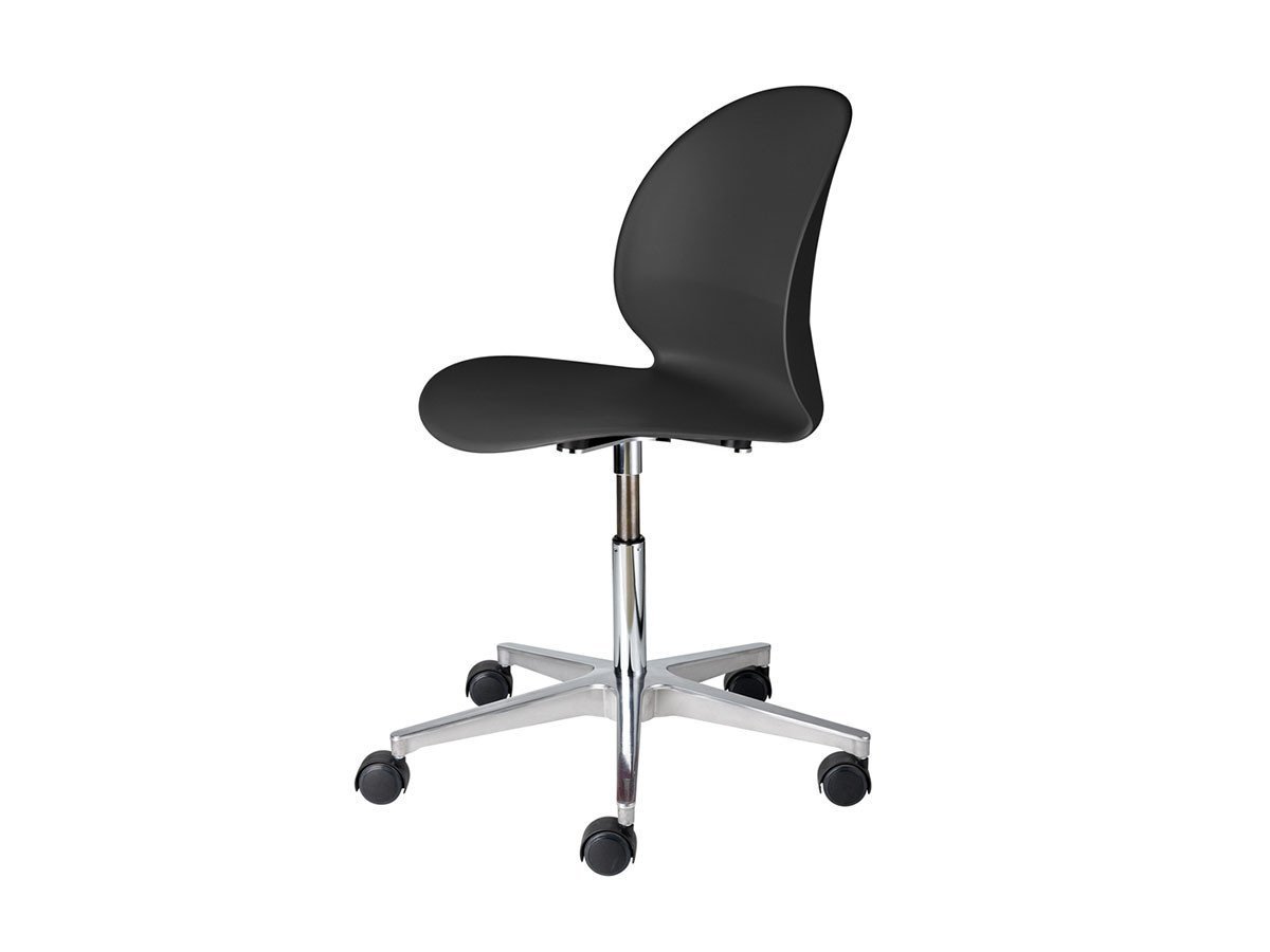 【フリッツ ハンセン/FRITZ HANSEN / GOODS】のN02 RECYCLE / N02 リサイクル チェア プラスチックキャスター付きベース N02-30 インテリア・キッズ・メンズ・レディースファッション・服の通販 founy(ファニー) 　サテン　Satin, Glossy Fabric　テーブル　Table, Dining Table　ワーク　Workwear, Utility Style　送料無料　Free Shipping　ホーム・キャンプ・アウトドア・お取り寄せ　Home Living / Home & Lifestyle / Camping Gear / Outdoor Camping　家具・インテリア　Home Furniture & Interior. Stylish & Functional Living Spaces　チェア・椅子　Seating & Chairs　オフィスチェア・在宅ワーク用チェア　Office & Desk Chairs　ブラック|ID: prp329100000011154 ipo3291000000030228236