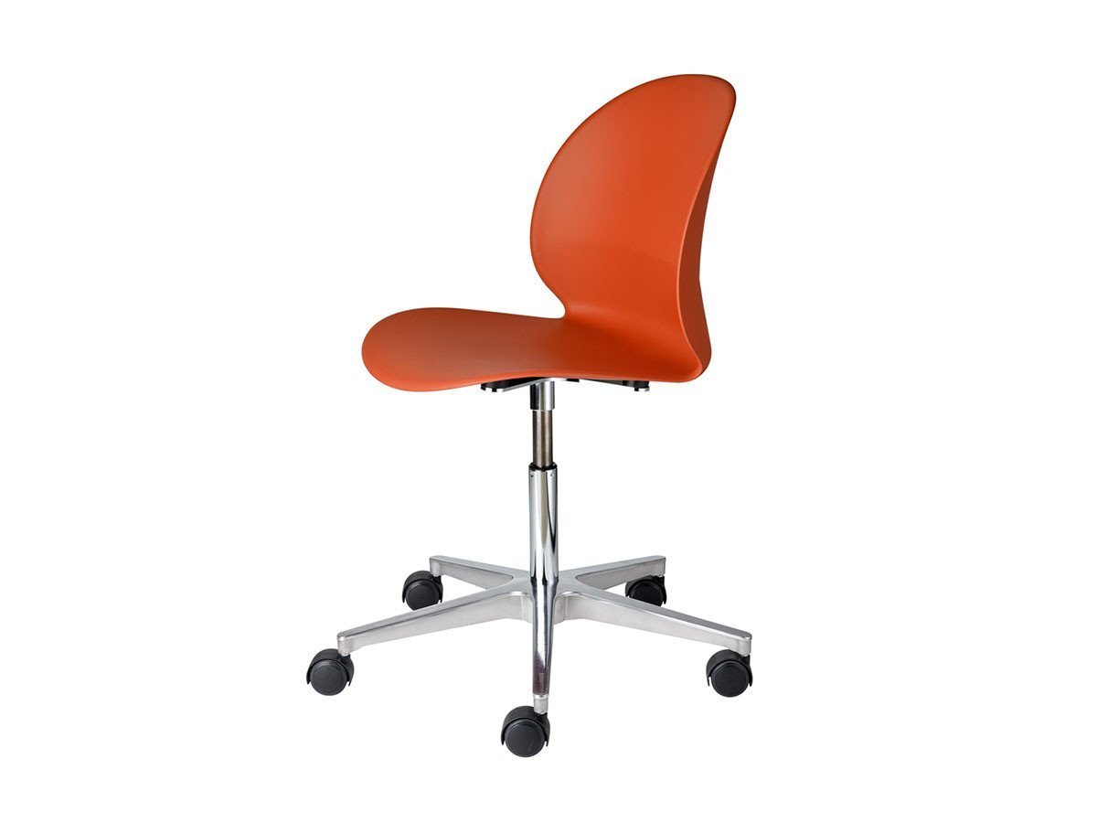 【フリッツ ハンセン/FRITZ HANSEN / GOODS】のN02 RECYCLE / N02 リサイクル チェア プラスチックキャスター付きベース N02-30 インテリア・キッズ・メンズ・レディースファッション・服の通販 founy(ファニー) 　サテン　Satin, Glossy Fabric　テーブル　Table, Dining Table　ワーク　Workwear, Utility Style　送料無料　Free Shipping　ホーム・キャンプ・アウトドア・お取り寄せ　Home Living / Home & Lifestyle / Camping Gear / Outdoor Camping　家具・インテリア　Home Furniture & Interior. Stylish & Functional Living Spaces　チェア・椅子　Seating & Chairs　オフィスチェア・在宅ワーク用チェア　Office & Desk Chairs　ダークオレンジ|ID: prp329100000011154 ipo3291000000030228244