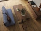 【マスターウォール/MASTERWAL / GOODS】のRITZ SOFA / リッツ ソファ 2シーター160 張地:ミスティック 602ブルーグレー(ファブリック3)、ウッド:ウォールナット|ID:prp329100000011179