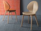 【カリガリス/Calligaris / GOODS】のBASIL / バジル 再生皮革シート CS/1348 シート(左から)R04 コニャック、R03 ヌガー、脚部P27 ナチュラル|ID: prp329100000011220 ipo3291000000034876718