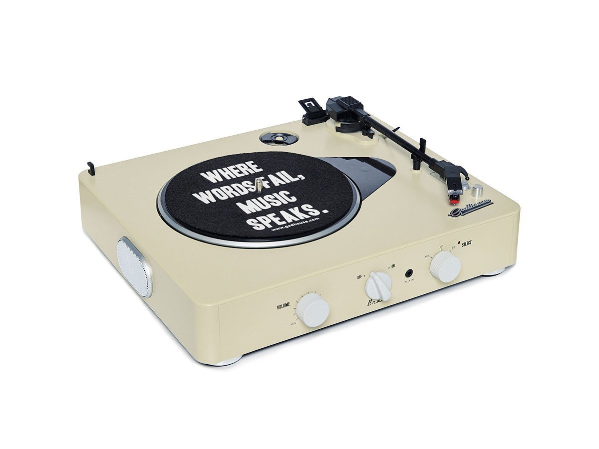 【フライミーパーラー/FLYMEe Parlor / GOODS】のGadhouse BRAD RETRO RECORD PLAYER / ガッドハウス ブラッド レトロ レコードプレーヤー インテリア・キッズ・メンズ・レディースファッション・服の通販 founy(ファニー) 　送料無料　Free Shipping　スマート　Smart　フォルム　Form　ホーム・キャンプ・アウトドア・お取り寄せ　Home,Garden,Outdoor,Camping Gear　家具・インテリア　Furniture　その他 インテリア雑貨、家具　Furniture, Interior, Others　アイボリー 参考イメージ|ID: prp329100000754531 ipo3291000000007895173