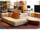 【マスターウォール/MASTERWAL / GOODS】のCOMPOSIT OTTOMAN / コンポジット オットマン ファンシェイプ45° 張地:クスクス TG302 パールグレー(ファブリック4)、パティーナ ダークブラウン(レザー8)&|ID: prp329100000909194 ipo3291000000030170575