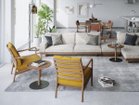 【マスターウォール/MASTERWAL / GOODS】のBLUEPRINT LOW BACK LOUNGE CHAIR / ブループリント ローバック ラウンジチェア 張地:ルクソール アンティーク(ファブリック3)、フレーム:ウォールナット|ID: prp329100000909211 ipo3291000000033727200