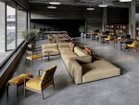【マスターウォール/MASTERWAL / GOODS】のBLUEPRINT LOW BACK LOUNGE CHAIR / ブループリント ローバック ラウンジチェア 張地:ミニ 3508 マスタード(ファブリック4)、フレーム:ウォールナット|ID: prp329100000909211 ipo3291000000033727202
