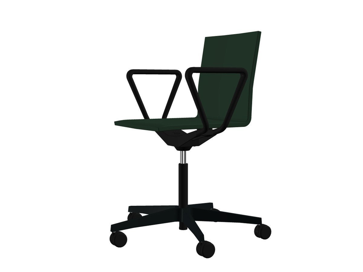 【ヴィトラ/Vitra / GOODS】の.04 / ゼロフォー スタジオチェア アームレスト付 インテリア・キッズ・メンズ・レディースファッション・服の通販 founy(ファニー) 　送料無料　Free Shipping　なめらか　Smooth, Silky Texture　シンプル　Simple, Minimal　ホーム・キャンプ・アウトドア・お取り寄せ　Home Living / Home & Lifestyle / Camping Gear / Outdoor Camping　家具・インテリア　Home Furniture & Interior. Stylish & Functional Living Spaces　チェア・椅子　Seating & Chairs　オフィスチェア・在宅ワーク用チェア　Office & Desk Chairs　シートダークグリーン、ベースタイプ:カーペット用ハードキャスター|ID: prp329100000964813 ipo3291000000030232486