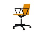 【ヴィトラ/Vitra / GOODS】の.04 / ゼロフォー スタジオチェア アームレスト付 シートマンゴー、ベースタイプ:カーペット用ハードキャスター|ID: prp329100000964813 ipo3291000000035202992