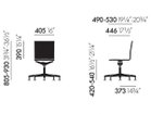 【ヴィトラ/Vitra / GOODS】の.04 / ゼロフォー スタジオチェア アームレス 人気、トレンドファッション・服の通販 founy(ファニー) 送料無料 Free Shipping なめらか Smooth, Silky Texture シンプル Simple, Minimal ホーム・キャンプ・アウトドア・お取り寄せ Home Living / Home & Lifestyle / Camping Gear / Outdoor Camping 家具・インテリア Home Furniture & Interior. Stylish & Functional Living Spaces チェア・椅子 Seating & Chairs オフィスチェア・在宅ワーク用チェア Office & Desk Chairs thumbnail 寸法図「グライド」|ID: prp329100000964814 ipo3291000000033063066
