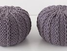 【ジャスリーン オーバーシーズ/Jasleen Overseas / GOODS】のKNITTED POUF / ニットプフ S 40cm 手編みでつくられているため、商品に若干の個体差があります。|ID: prp329100000975729 ipo3291000000037082929