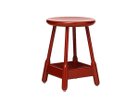 【マスプロダクションズ/MASSPRODUCTIONS / GOODS】のALBERT STOOL / アルバート スツール 板座 レッドラッカードビーチ|ID: prp329100000980732 ipo3291000000035643659