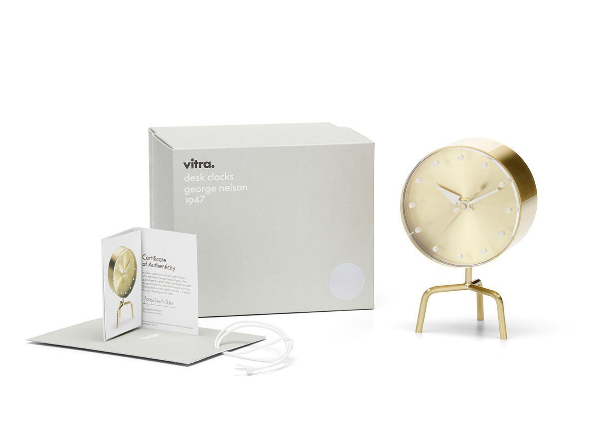 【ヴィトラ/Vitra / GOODS】のDesk Clocks Tripod Clock / デスク クロック トライポッド クロック インテリア・キッズ・メンズ・レディースファッション・服の通販 founy(ファニー) 　アクセサリー　Fashion Accessories　腕時計　Wristwatch　コレクション　Collection, Seasonal Line　デスク　Desk, Work Desk　時計　Watch, Wristwatch　送料無料　Free Shipping　ホーム・キャンプ・アウトドア・お取り寄せ　Home Living / Home & Lifestyle / Camping Gear / Outdoor Camping　家具・インテリア　Home Furniture & Interior. Stylish & Functional Living Spaces　その他 インテリア雑貨、家具　Home Decor & Furniture Extras　パッケージイメージ|ID: prp329100001015522 ipo3291000000030230222