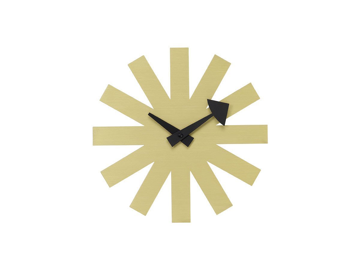 【ヴィトラ/Vitra / GOODS】のWall Clocks Asterisk Clock / ウォール クロック アスタリスク クロック インテリア・キッズ・メンズ・レディースファッション・服の通販 founy(ファニー) 　腕時計　Watch　コレクション　Collection　時計　Clock　送料無料　Free Shipping　ホーム・キャンプ・アウトドア・お取り寄せ　Home,Garden,Outdoor,Camping Gear　家具・インテリア　Furniture　その他 インテリア雑貨、家具　Furniture, Interior, Others　ブラス|ID: prp329100001020749 ipo3291000000007893084