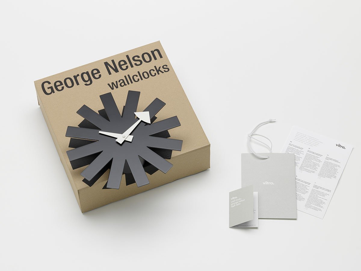【ヴィトラ/Vitra / GOODS】のWall Clocks Asterisk Clock / ウォール クロック アスタリスク クロック インテリア・キッズ・メンズ・レディースファッション・服の通販 founy(ファニー) 　腕時計　Watch　コレクション　Collection　時計　Clock　送料無料　Free Shipping　ホーム・キャンプ・アウトドア・お取り寄せ　Home,Garden,Outdoor,Camping Gear　家具・インテリア　Furniture　その他 インテリア雑貨、家具　Furniture, Interior, Others　パッケージイメージ|ID: prp329100001020749 ipo3291000000030229449