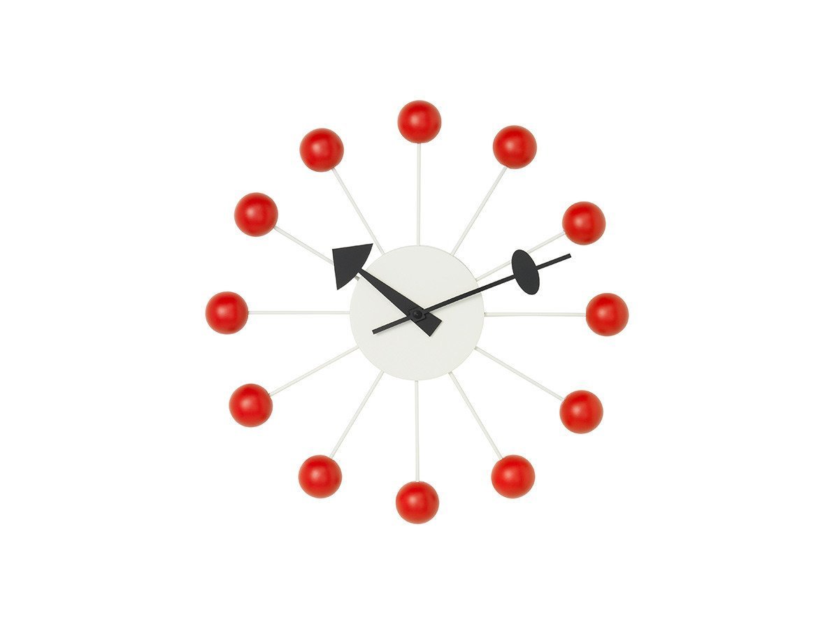 【ヴィトラ/Vitra / GOODS】のWall Clocks Ball Clock / ウォール クロック ボール クロック インテリア・キッズ・メンズ・レディースファッション・服の通販 founy(ファニー) 　腕時計　Watch　コレクション　Collection　時計　Clock　送料無料　Free Shipping　ホーム・キャンプ・アウトドア・お取り寄せ　Home,Garden,Outdoor,Camping Gear　家具・インテリア　Furniture　その他 インテリア雑貨、家具　Furniture, Interior, Others　レッド|ID: prp329100001020751 ipo3291000000030229479