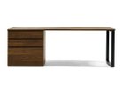 【マスターウォール/MASTERWAL / GOODS】のNOTE SYSTEM DESK / ノート システムデスク ドロワーズ70 + スチールレッグ ウッド:ウォールナット、サイズ:幅200 × 奥行46cm|ID: prp329100001128905 ipo3291000000030176300