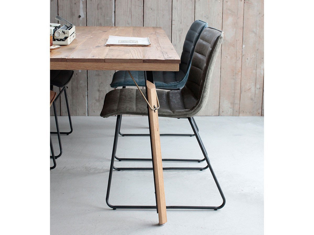 【イージーライフ/Easy Life / GOODS】のMEATH DINING TABLE / ミース ダイニングテーブル スクエア天板 + No.6脚(クラフト脚) インテリア・キッズ・メンズ・レディースファッション・服の通販 founy(ファニー) 　オイル　Body Oil　カラフル　Colorful Design　コーティング　Coating, Coated Finish　スクエア　Square, Square Shape　テーブル　Table, Dining Table　ビンテージ　Vintage, Retro Style　ベーシック　Basic, Essential　おすすめ　Recommended / Our Picks　ホーム・キャンプ・アウトドア・お取り寄せ　Home Living / Home & Lifestyle / Camping Gear / Outdoor Camping　家具・インテリア　Home Furniture & Interior. Stylish & Functional Living Spaces　テーブル　Dining, Coffee & Side Tables　ダイニングテーブル・食卓テーブル　Dining Tables　脚部参考イメージ(サイズ:幅150cm)|ID: prp329100001136773 ipo3291000000033668629