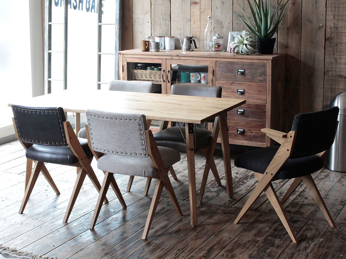 【イージーライフ/Easy Life / GOODS】のMEATH DINING TABLE / ミース ダイニングテーブル スクエア天板 + No.5脚(アイアン脚) インテリア・キッズ・メンズ・レディースファッション・服の通販 founy(ファニー) 　オイル　Oil　コーティング　Coating　スクエア　Square　テーブル　Table　バランス　Balance　ビンテージ　Vintage　ベーシック　Basic　ホーム・キャンプ・アウトドア・お取り寄せ　Home,Garden,Outdoor,Camping Gear　家具・インテリア　Furniture　テーブル　Table　ダイニングテーブル　Dining Table　天板参考イメージ|ID: prp329100001136775 ipo3291000000025321291