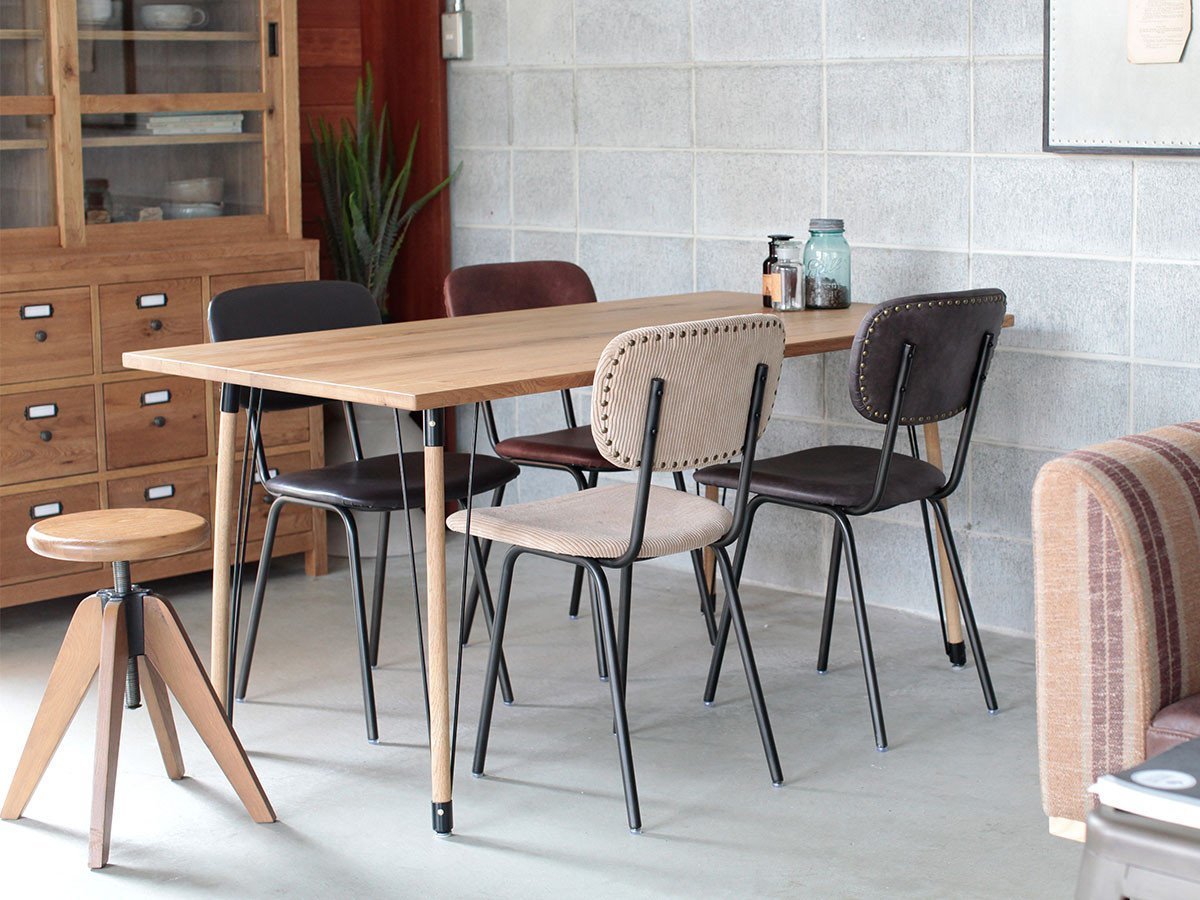 【イージーライフ/Easy Life / GOODS】のMEATH DINING TABLE / ミース ダイニングテーブル スクエア天板 + No.5脚(アイアン脚) インテリア・キッズ・メンズ・レディースファッション・服の通販 founy(ファニー) 　オイル　Oil　コーティング　Coating　スクエア　Square　テーブル　Table　バランス　Balance　ビンテージ　Vintage　ベーシック　Basic　ホーム・キャンプ・アウトドア・お取り寄せ　Home,Garden,Outdoor,Camping Gear　家具・インテリア　Furniture　テーブル　Table　ダイニングテーブル　Dining Table　天板参考イメージ|ID: prp329100001136775 ipo3291000000025321304