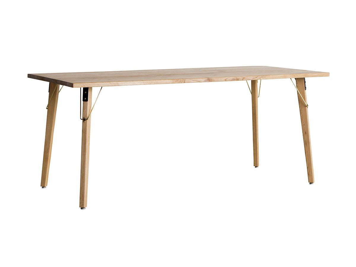 【イージーライフ/Easy Life / GOODS】のMEATH DINING TABLE / ミース ダイニングテーブル スクエア天板 + No.3脚(ブラス脚) インテリア・キッズ・メンズ・レディースファッション・服の通販 founy(ファニー) 　オイル　Oil　コーティング　Coating　スクエア　Square　スタッズ　Studs　テーブル　Table　ビンテージ　Vintage　ベーシック　Basic　メタリック　Metallic　ホーム・キャンプ・アウトドア・お取り寄せ　Home,Garden,Outdoor,Camping Gear　家具・インテリア　Furniture　テーブル　Table　ダイニングテーブル　Dining Table　サイズ:幅170cm|ID: prp329100001136777 ipo3291000000029330210