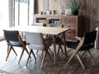 【イージーライフ/Easy Life / GOODS】のMEATH DINING TABLE / ミース ダイニングテーブル スクエア天板 + No.3脚(ブラス脚) サイズ:幅150cm|ID: prp329100001136777 ipo3291000000029330213