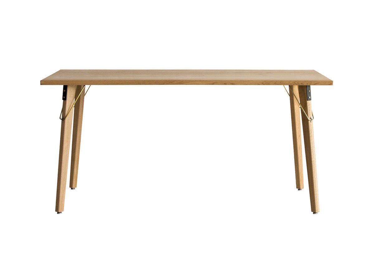 【イージーライフ/Easy Life / GOODS】のMEATH DINING TABLE / ミース ダイニングテーブル スクエア天板 + No.3脚(ブラス脚) インテリア・キッズ・メンズ・レディースファッション・服の通販 founy(ファニー) 　オイル　Oil　コーティング　Coating　スクエア　Square　スタッズ　Studs　テーブル　Table　ビンテージ　Vintage　ベーシック　Basic　メタリック　Metallic　ホーム・キャンプ・アウトドア・お取り寄せ　Home,Garden,Outdoor,Camping Gear　家具・インテリア　Furniture　テーブル　Table　ダイニングテーブル　Dining Table　サイズ:幅150cm|ID: prp329100001136777 ipo3291000000029330223