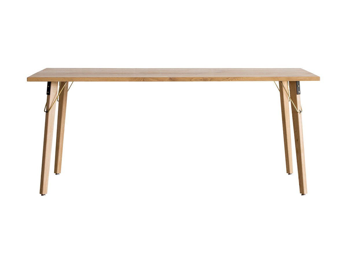 【イージーライフ/Easy Life / GOODS】のMEATH DINING TABLE / ミース ダイニングテーブル スクエア天板 + No.3脚(ブラス脚) インテリア・キッズ・メンズ・レディースファッション・服の通販 founy(ファニー) 　オイル　Oil　コーティング　Coating　スクエア　Square　スタッズ　Studs　テーブル　Table　ビンテージ　Vintage　ベーシック　Basic　メタリック　Metallic　ホーム・キャンプ・アウトドア・お取り寄せ　Home,Garden,Outdoor,Camping Gear　家具・インテリア　Furniture　テーブル　Table　ダイニングテーブル　Dining Table　サイズ:幅170cm|ID: prp329100001136777 ipo3291000000029330225