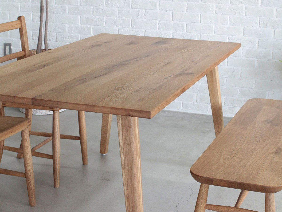 【イージーライフ/Easy Life / GOODS】のMEATH DINING TABLE / ミース ダイニングテーブル スクエア天板 + No.2脚(木丸脚) インテリア・キッズ・メンズ・レディースファッション・服の通販 founy(ファニー) 　オイル　Body Oil　コーティング　Coating, Coated Finish　スクエア　Square, Square Shape　テーブル　Table, Dining Table　ビンテージ　Vintage, Retro Style　ベーシック　Basic, Essential　ホーム・キャンプ・アウトドア・お取り寄せ　Home Living / Home & Lifestyle / Camping Gear / Outdoor Camping　家具・インテリア　Home Furniture & Interior. Stylish & Functional Living Spaces　テーブル　Dining, Coffee & Side Tables　ダイニングテーブル・食卓テーブル　Dining Tables　天板参考イメージ|ID: prp329100001136779 ipo3291000000033263483