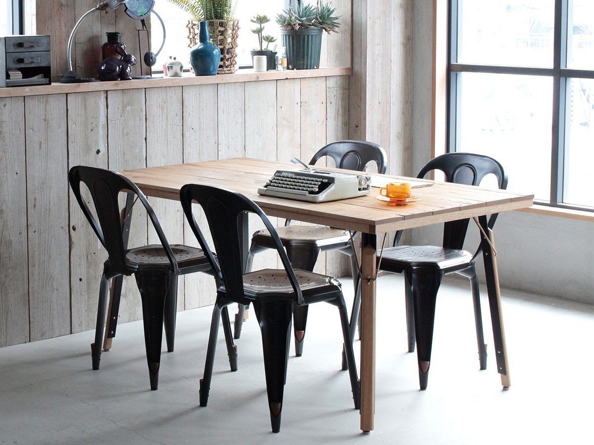 【イージーライフ/Easy Life / GOODS】のMEATH DINING TABLE / ミース ダイニングテーブル カーブ天板 + No.6脚(クラフト脚) インテリア・キッズ・メンズ・レディースファッション・服の通販 founy(ファニー) 　オイル　Oil　カラフル　Colorful　コーティング　Coating　テーブル　Table　ベーシック　Basic　おすすめ　Recommend　ホーム・キャンプ・アウトドア・お取り寄せ　Home,Garden,Outdoor,Camping Gear　家具・インテリア　Furniture　テーブル　Table　ダイニングテーブル　Dining Table　脚部参考イメージ|ID: prp329100001136781 ipo3291000000029330179