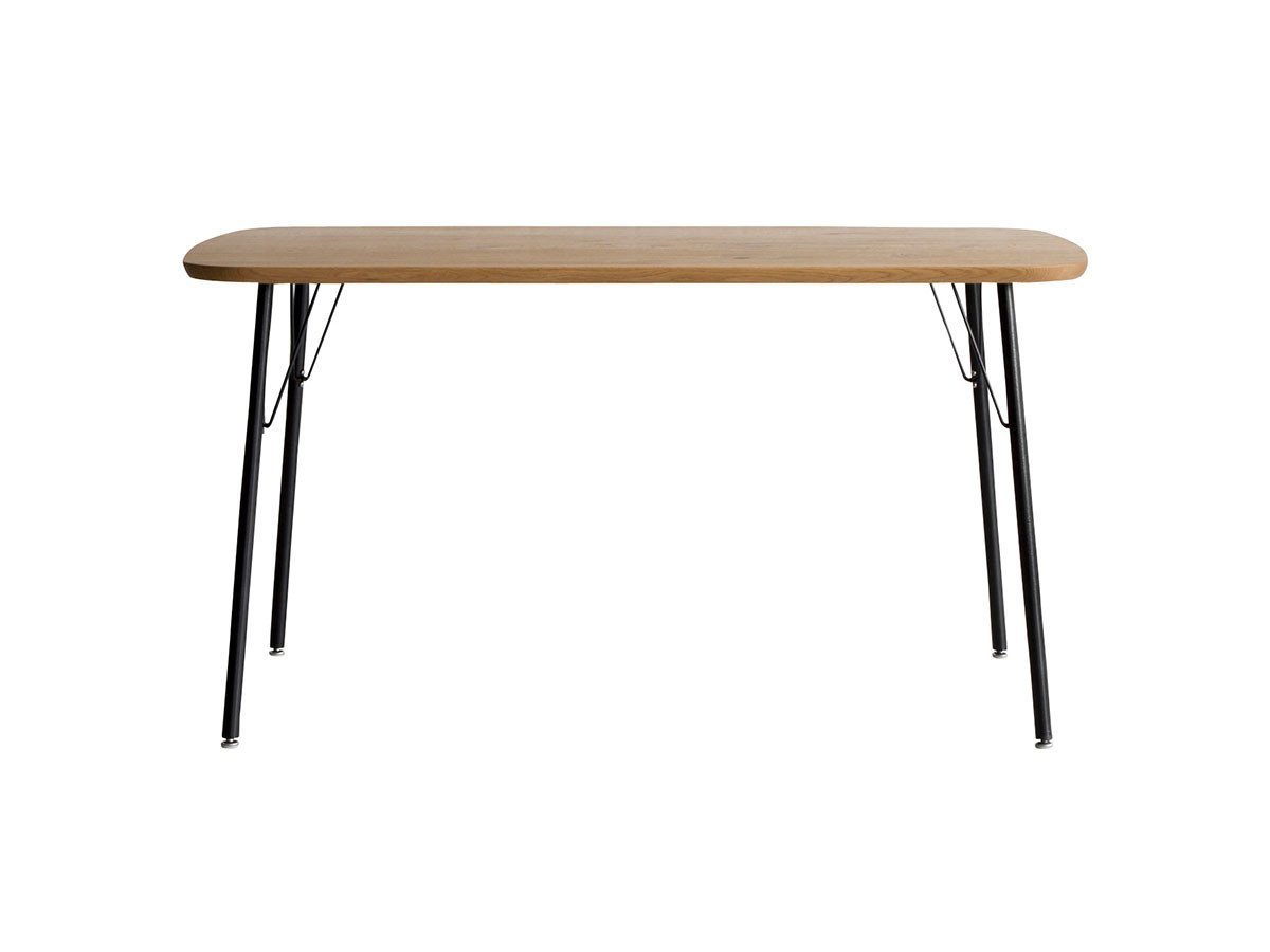 【イージーライフ/Easy Life / GOODS】のMEATH DINING TABLE / ミース ダイニングテーブル カーブ天板 + No.5脚(アイアン脚) インテリア・キッズ・メンズ・レディースファッション・服の通販 founy(ファニー) 　オイル　Body Oil　コーティング　Coating, Coated Finish　テーブル　Table, Dining Table　バランス　Balance, Style Balance　ベーシック　Basic, Essential　ホーム・キャンプ・アウトドア・お取り寄せ　Home Living / Home & Lifestyle / Camping Gear / Outdoor Camping　家具・インテリア　Home Furniture & Interior. Stylish & Functional Living Spaces　テーブル　Dining, Coffee & Side Tables　ダイニングテーブル・食卓テーブル　Dining Tables　サイズ:幅135cm|ID: prp329100001136782 ipo3291000000034188778