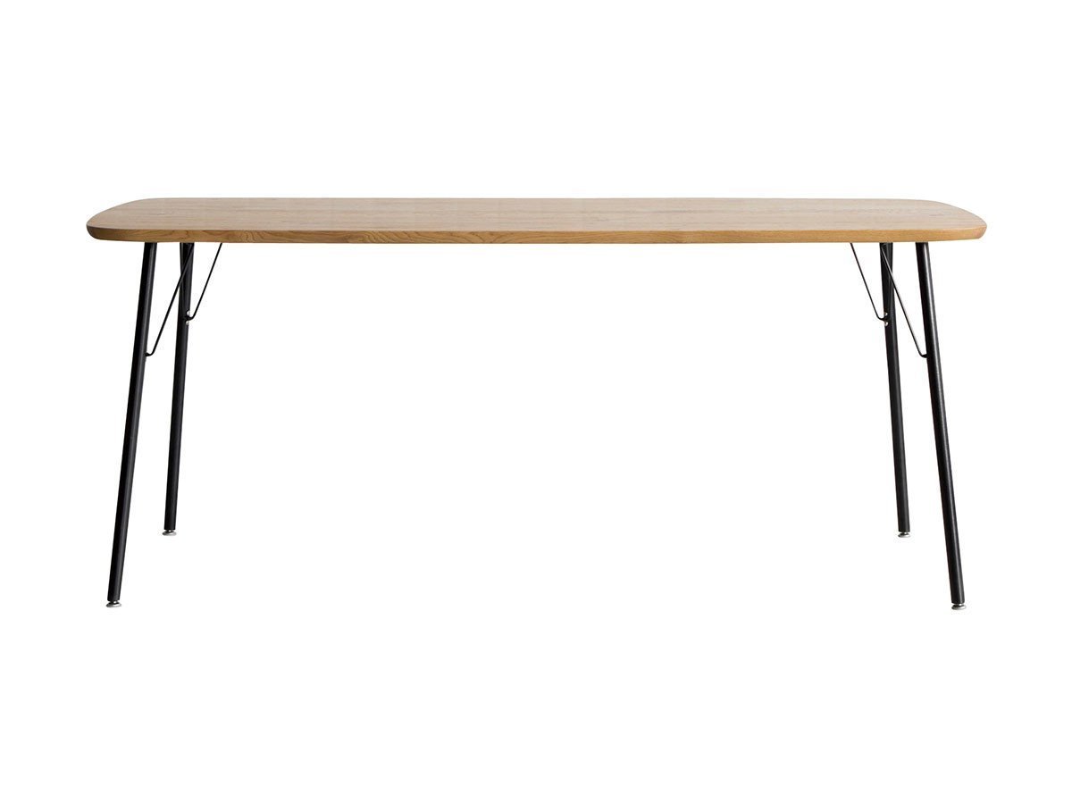 【イージーライフ/Easy Life / GOODS】のMEATH DINING TABLE / ミース ダイニングテーブル カーブ天板 + No.5脚(アイアン脚) インテリア・キッズ・メンズ・レディースファッション・服の通販 founy(ファニー) 　オイル　Body Oil　コーティング　Coating, Coated Finish　テーブル　Table, Dining Table　バランス　Balance, Style Balance　ベーシック　Basic, Essential　ホーム・キャンプ・アウトドア・お取り寄せ　Home Living / Home & Lifestyle / Camping Gear / Outdoor Camping　家具・インテリア　Home Furniture & Interior. Stylish & Functional Living Spaces　テーブル　Dining, Coffee & Side Tables　ダイニングテーブル・食卓テーブル　Dining Tables　サイズ:幅170cm|ID: prp329100001136782 ipo3291000000034188781