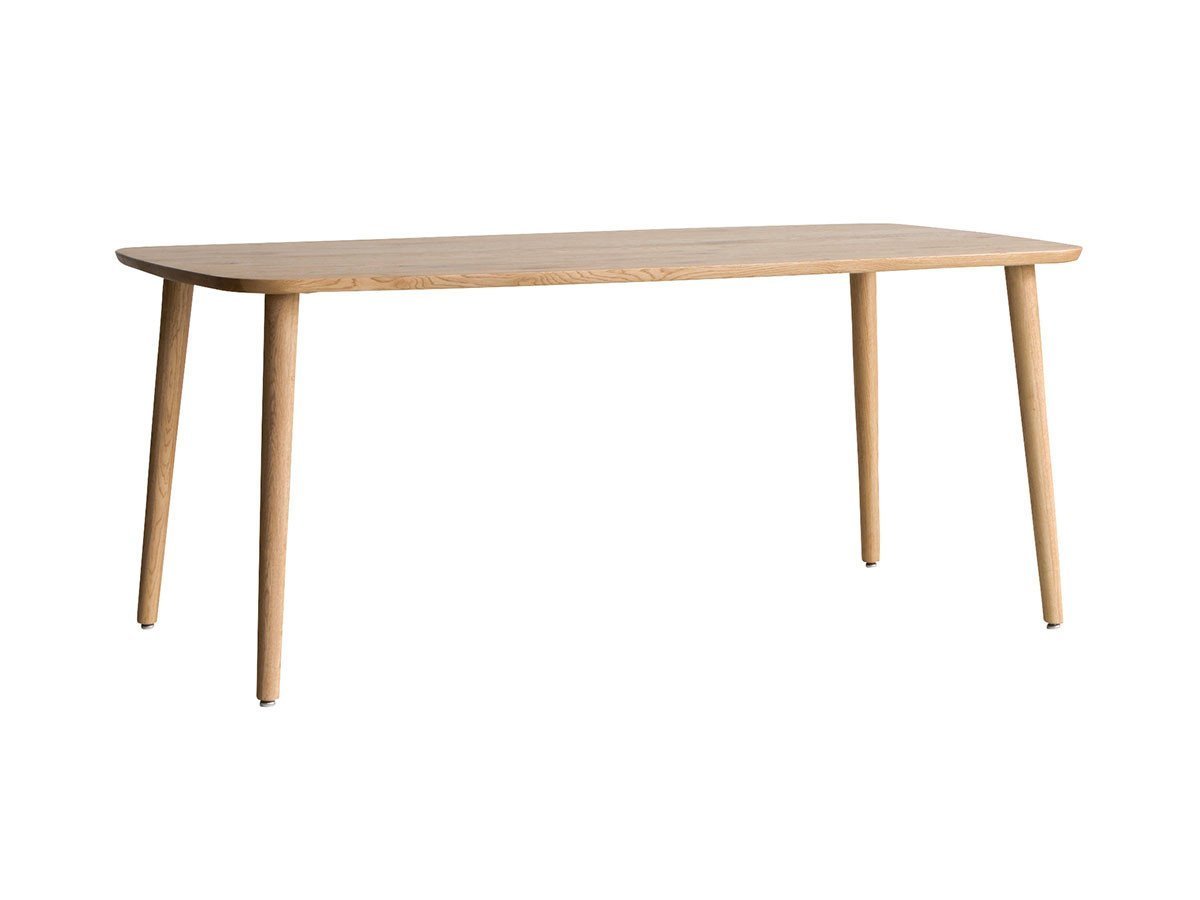 【イージーライフ/Easy Life / GOODS】のMEATH DINING TABLE / ミース ダイニングテーブル カーブ天板 + No.2脚(木丸脚) 人気、トレンドファッション・服の通販 founy(ファニー) 　オイル　Body Oil　コーティング　Coating, Coated Finish　テーブル　Table, Dining Table　ベーシック　Basic, Essential　ホーム・キャンプ・アウトドア・お取り寄せ　Home Living / Home & Lifestyle / Camping Gear / Outdoor Camping　家具・インテリア　Home Furniture & Interior. Stylish & Functional Living Spaces　テーブル　Dining, Coffee & Side Tables　ダイニングテーブル・食卓テーブル　Dining Tables　other-3|ID: prp329100001136784 ipo3291000000031524530