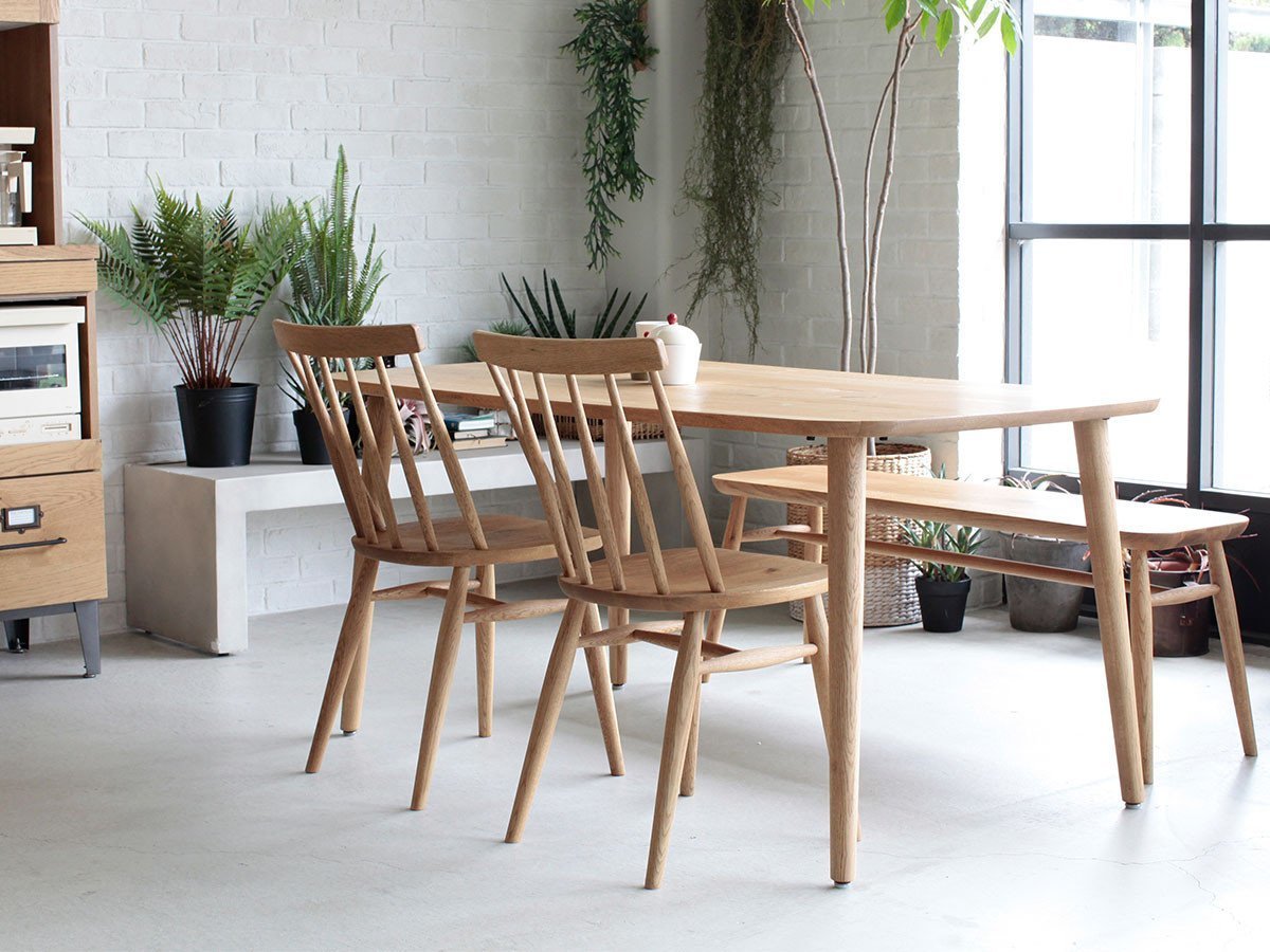 【イージーライフ/Easy Life / GOODS】のMEATH DINING TABLE / ミース ダイニングテーブル カーブ天板 + No.2脚(木丸脚) 人気、トレンドファッション・服の通販 founy(ファニー) 　オイル　Body Oil　コーティング　Coating, Coated Finish　テーブル　Table, Dining Table　ベーシック　Basic, Essential　ホーム・キャンプ・アウトドア・お取り寄せ　Home Living / Home & Lifestyle / Camping Gear / Outdoor Camping　家具・インテリア　Home Furniture & Interior. Stylish & Functional Living Spaces　テーブル　Dining, Coffee & Side Tables　ダイニングテーブル・食卓テーブル　Dining Tables　other-5|ID: prp329100001136784 ipo3291000000031524537