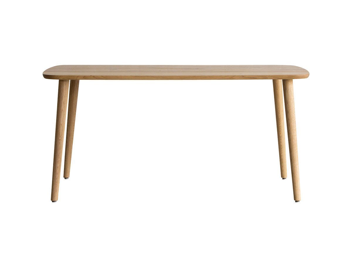 【イージーライフ/Easy Life / GOODS】のMEATH DINING TABLE / ミース ダイニングテーブル カーブ天板 + No.2脚(木丸脚) インテリア・キッズ・メンズ・レディースファッション・服の通販 founy(ファニー) 　オイル　Body Oil　コーティング　Coating, Coated Finish　テーブル　Table, Dining Table　ベーシック　Basic, Essential　ホーム・キャンプ・アウトドア・お取り寄せ　Home Living / Home & Lifestyle / Camping Gear / Outdoor Camping　家具・インテリア　Home Furniture & Interior. Stylish & Functional Living Spaces　テーブル　Dining, Coffee & Side Tables　ダイニングテーブル・食卓テーブル　Dining Tables　サイズ:幅150cm|ID: prp329100001136784 ipo3291000000033049917