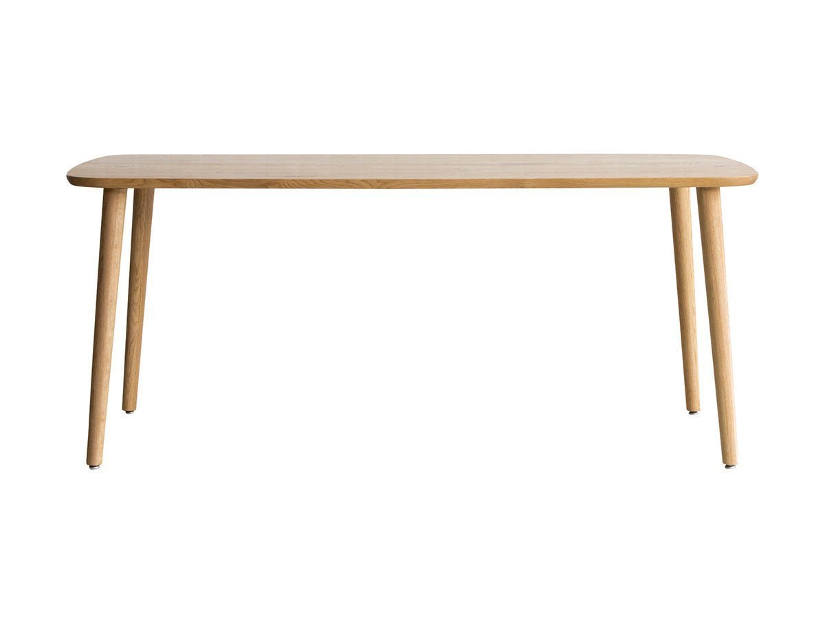 【イージーライフ/Easy Life / GOODS】のMEATH DINING TABLE / ミース ダイニングテーブル カーブ天板 + No.2脚(木丸脚) インテリア・キッズ・メンズ・レディースファッション・服の通販 founy(ファニー) 　オイル　Body Oil　コーティング　Coating, Coated Finish　テーブル　Table, Dining Table　ベーシック　Basic, Essential　ホーム・キャンプ・アウトドア・お取り寄せ　Home Living / Home & Lifestyle / Camping Gear / Outdoor Camping　家具・インテリア　Home Furniture & Interior. Stylish & Functional Living Spaces　テーブル　Dining, Coffee & Side Tables　ダイニングテーブル・食卓テーブル　Dining Tables　サイズ:幅170cm|ID: prp329100001136784 ipo3291000000033049918