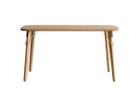 【イージーライフ/Easy Life / GOODS】のMEATH DINING TABLE / ミース ダイニングテーブル カーブ天板 + No.3脚(ブラス脚) サイズ:幅135cm|ID: prp329100001136786 ipo3291000000029330136