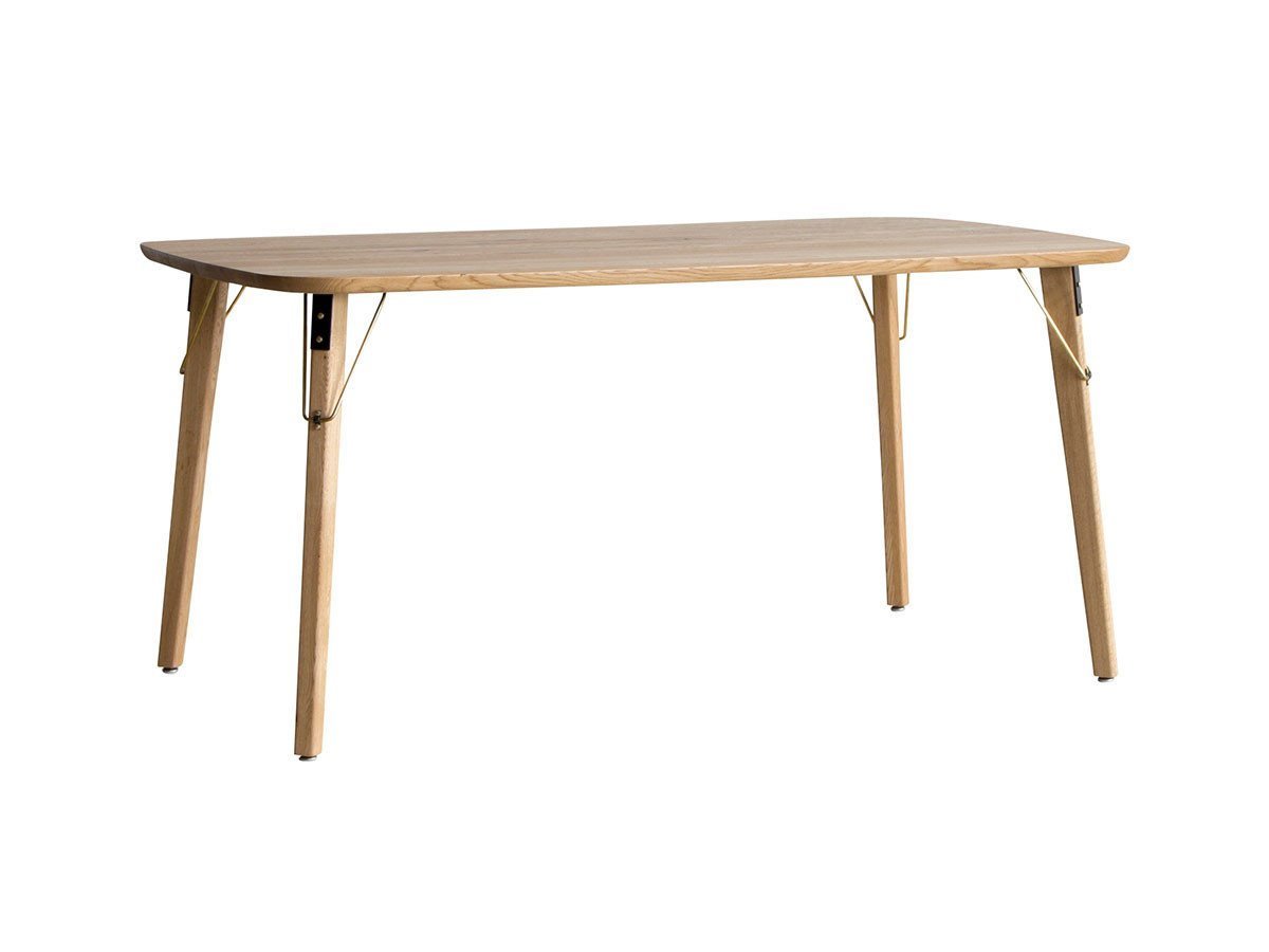 【イージーライフ/Easy Life / GOODS】のMEATH DINING TABLE / ミース ダイニングテーブル カーブ天板 + No.3脚(ブラス脚) 人気、トレンドファッション・服の通販 founy(ファニー) 　オイル　Body Oil　コーティング　Coating, Coated Finish　スタッズ　Studs, Metal Accents　テーブル　Table, Dining Table　ビンテージ　Vintage, Retro Style　ベーシック　Basic, Essential　メタリック　Metallic, Shiny Finish　ホーム・キャンプ・アウトドア・お取り寄せ　Home Living / Home & Lifestyle / Camping Gear / Outdoor Camping　家具・インテリア　Home Furniture & Interior. Stylish & Functional Living Spaces　テーブル　Dining, Coffee & Side Tables　ダイニングテーブル・食卓テーブル　Dining Tables　other-2|ID: prp329100001136786 ipo3291000000031467627